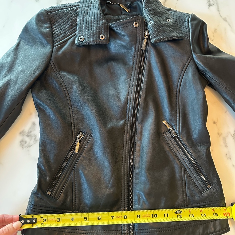 Bernardo Leather Moto Jacket - Picture 11 of 13